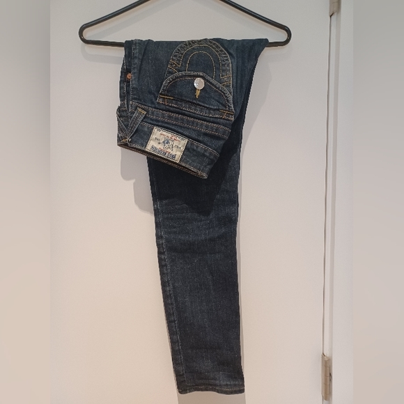 True Religion dark wash straight jean - Picture 4 of 4